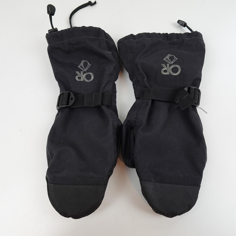 Outdoor Research Mt Baker Mod Mittens Mens Medium Black Goretex Ski Snowboard